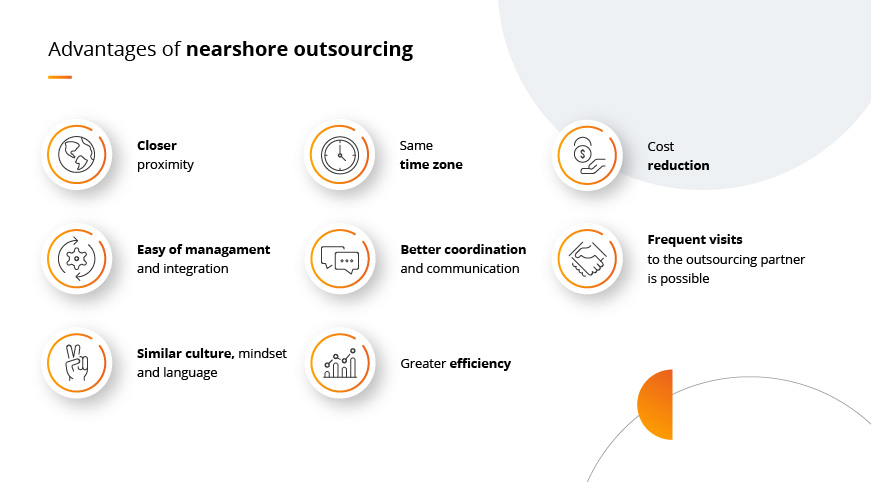 Advantages of nearshore outsourcing